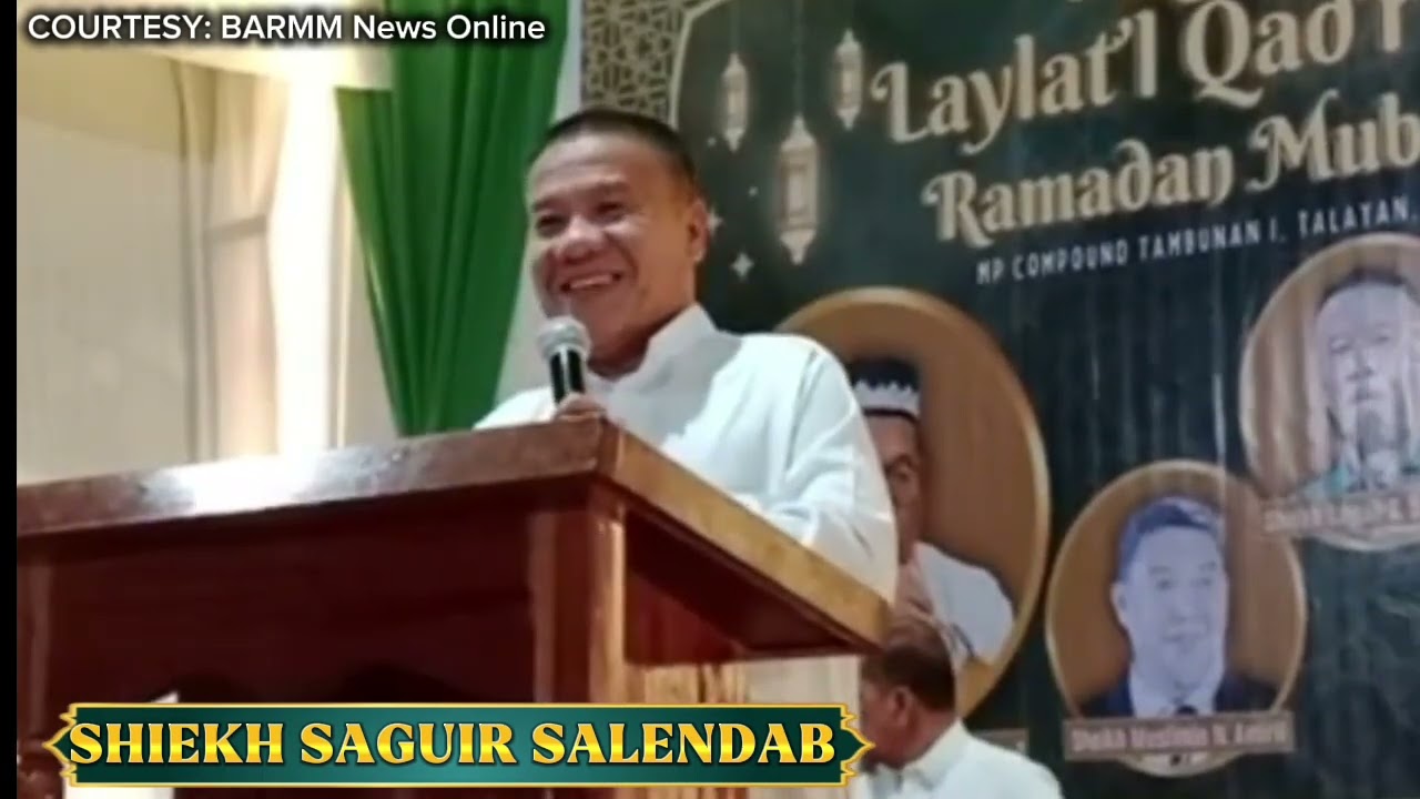 SHIEKH SAGUIR SALENDAB | RAMADHAN LAYLATUL QADR MUHADARA KAPAMAGAYON   