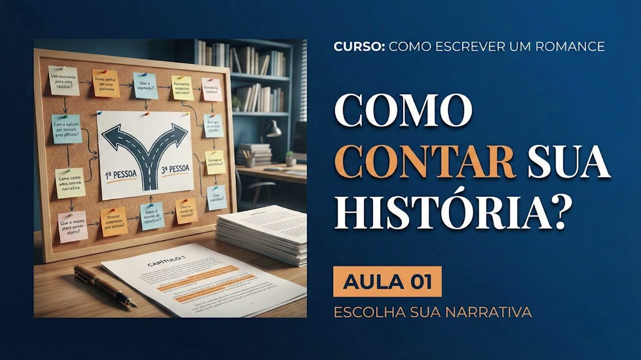 Como Escrever um Romance 01: Determine Como Contar Sua História