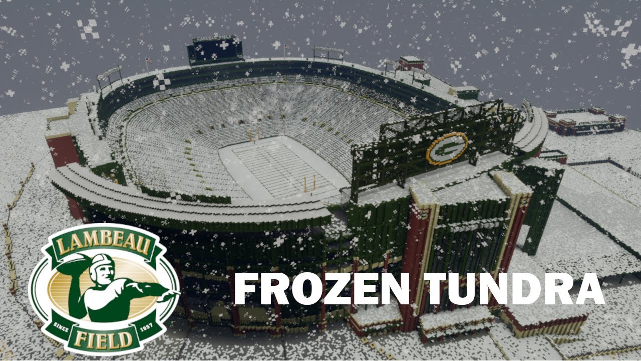 Minecraft - Frozen Tundra: Lambeau Field REMIX (Green Bay Packers): CINEMATIC + DOWNLOAD