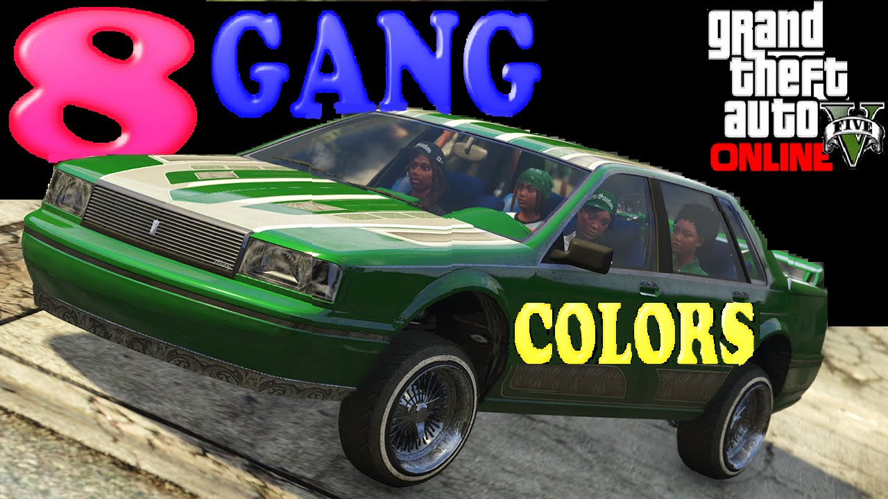 GTA 5 ONLINE - ALL RARE AND SECRET 20 GANG CARS 8 COLORS 1.35 *NEW*