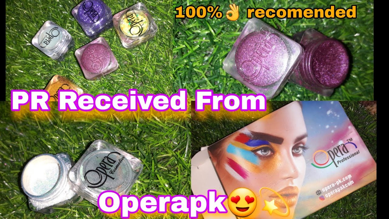 Pr Package unboxing  recived from opera || Review time || Glitters || Chunky Glitters