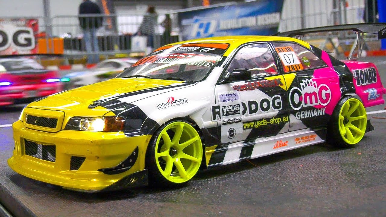 COOL RC DRIFT CARS IN ACTION!! FANTASTIC RC MODEL DRIFT RACE CARS IN SCALE 1:10