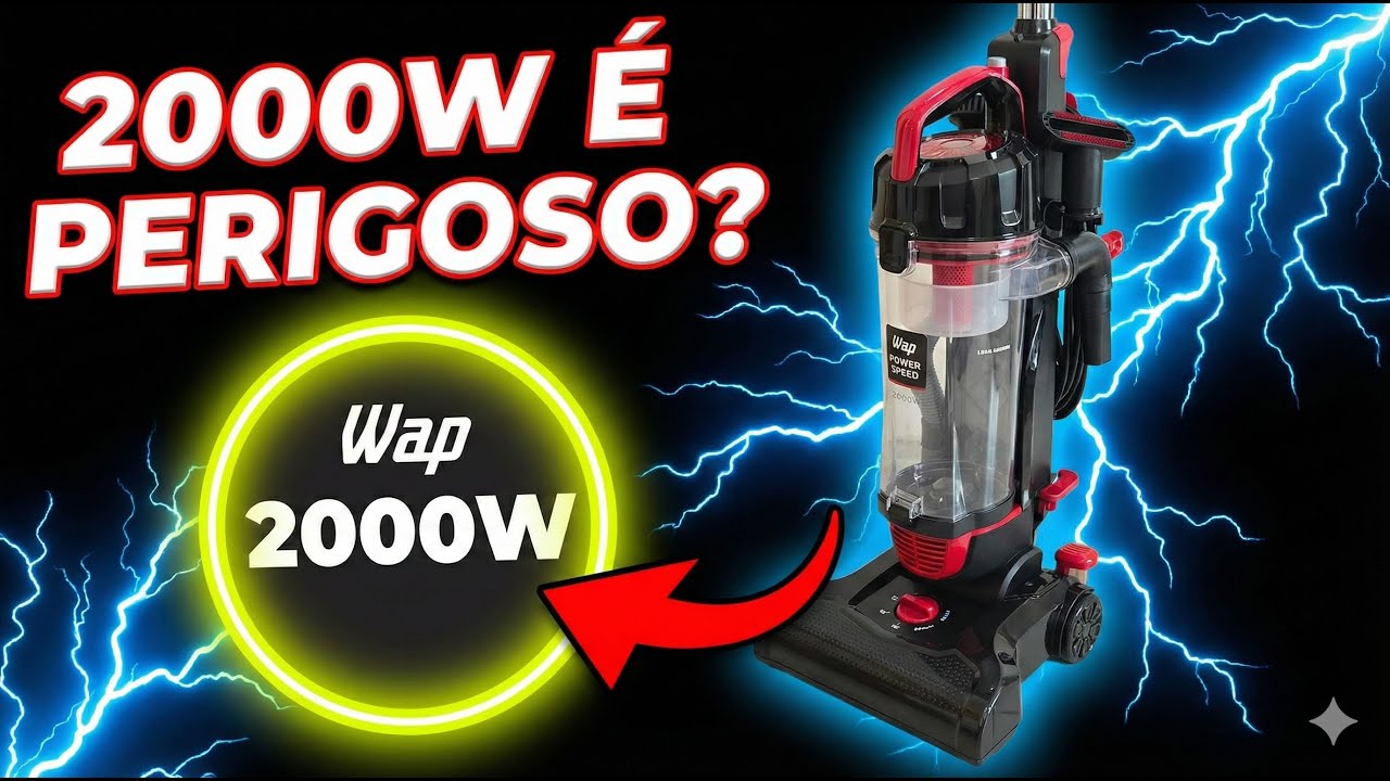 WAP POWER SPEED 2000W (REVIEW COMPLETO): O Aspirador Vertical MAIS POTENTE do Brasil?