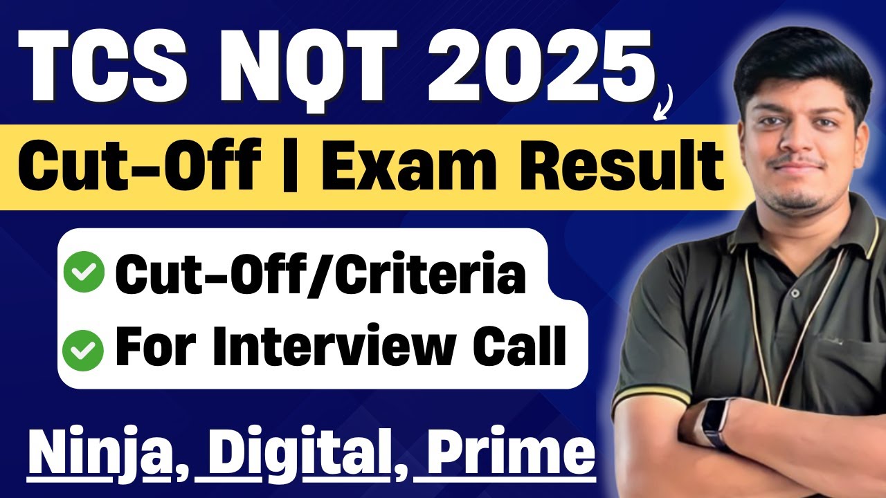 🔥TCS NQT Cut-Off 2025 | Критерии для собеседования | Результаты экзамена TCS NQT 2025? | TCS Cut-...