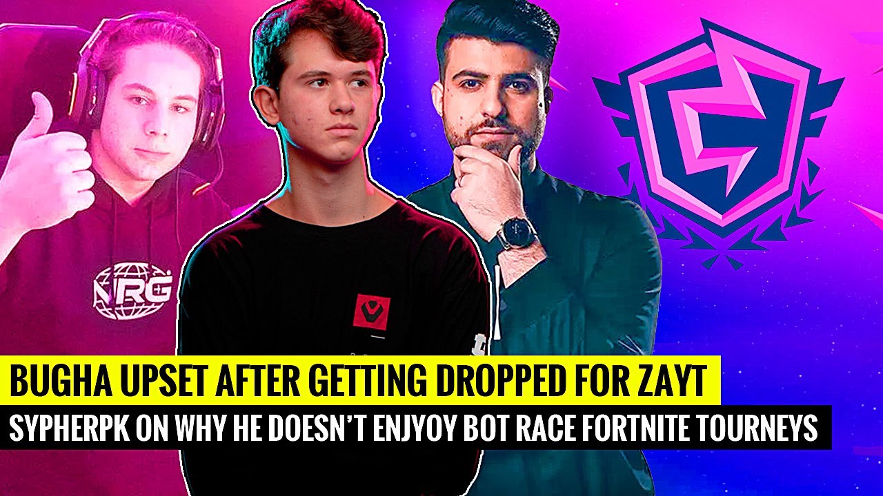 Zayt COMES BACK! Bugha UPSET After Getting DROPPED for Zayt | SypherPK on Fortnite Bot Race Tourneys