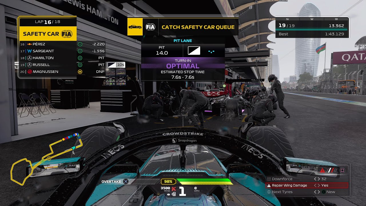 F1 24 | Round 17 | Baku | Mercedes F1 W15 | Russell