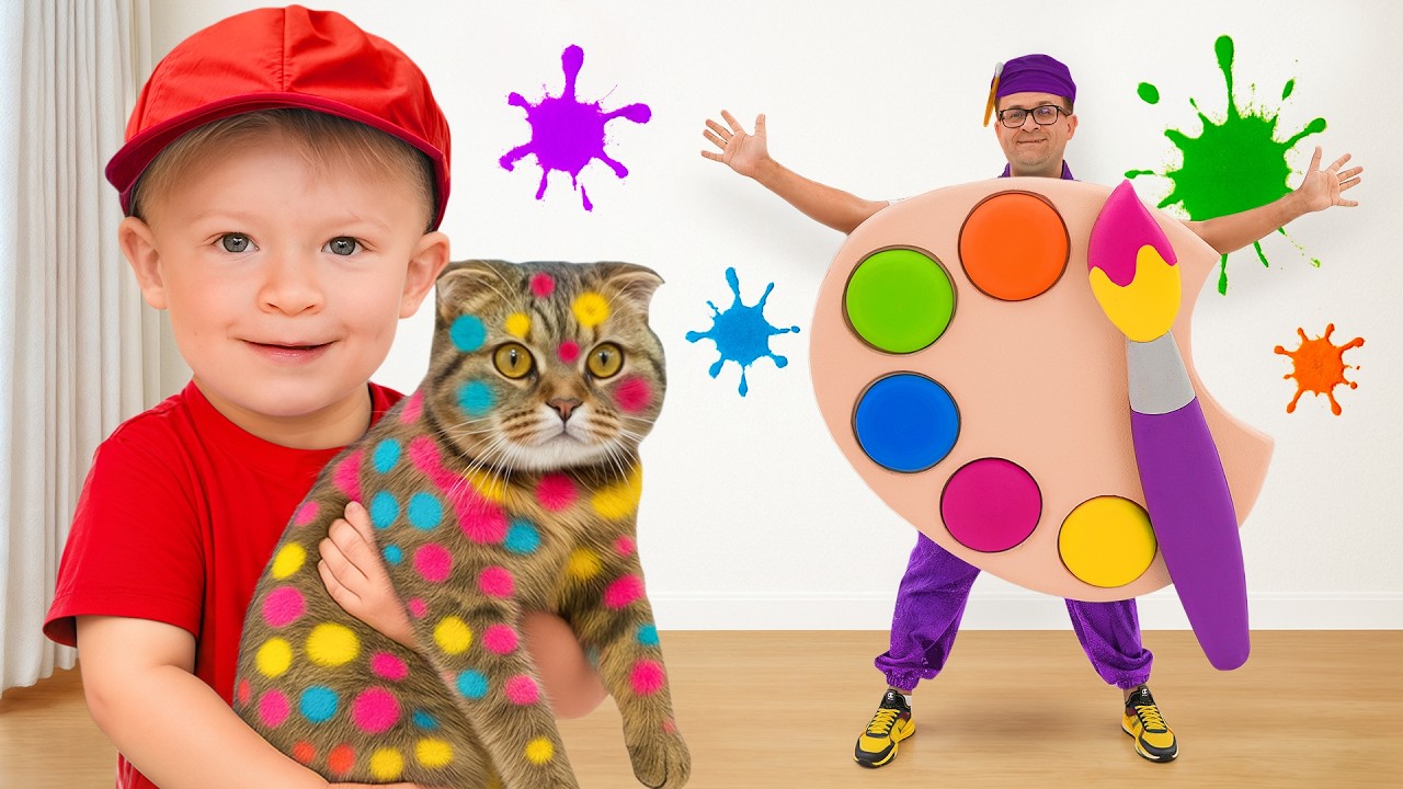 Petualangan Adam dan Palet Warna Hidup 🎨  Belajar Warna Jadi Seru!
