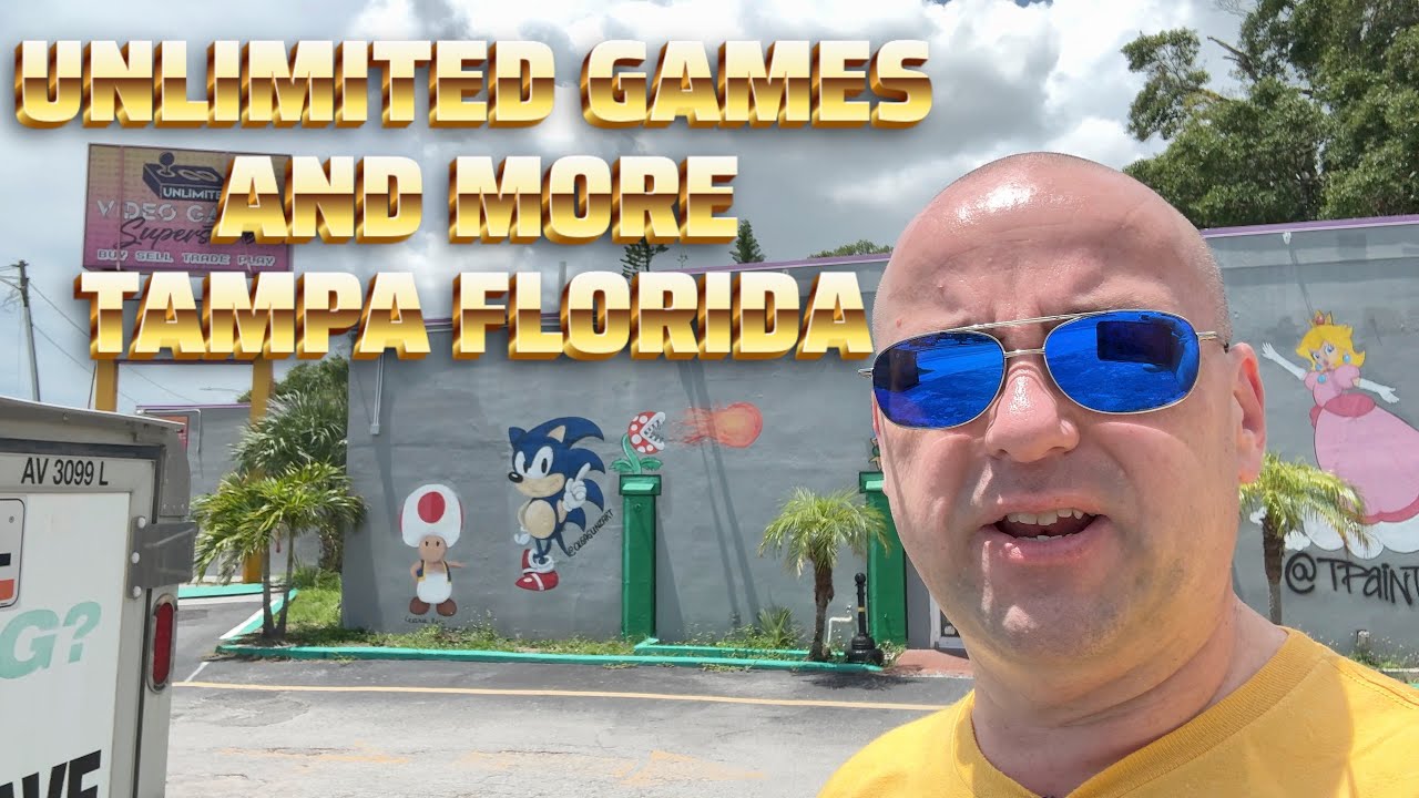 JEREMY REWINDS RETRO GAME SHOPPING IN TAMPA FLORIDA