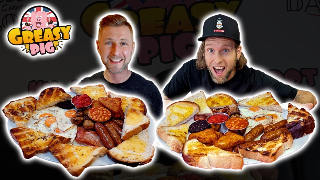 АНГЛИЙСКИЙ ЗАВТРАК ЗА 4 МИНУТЫ? НОВЫЙ РЕКОРД? ПОБЕЖДАЕТЕ @RandySantel@Beardmeatsfood@KatinaEatsKi...