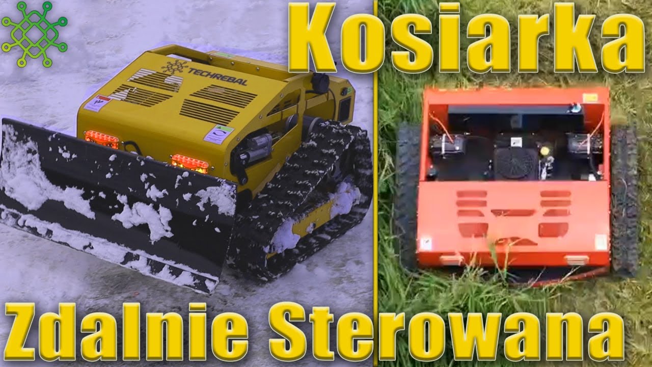 KOSIARKA / ODŚNIEŻARKA Zdalnie Sterowana NevePrato Przedstawienie działania - Techrebal