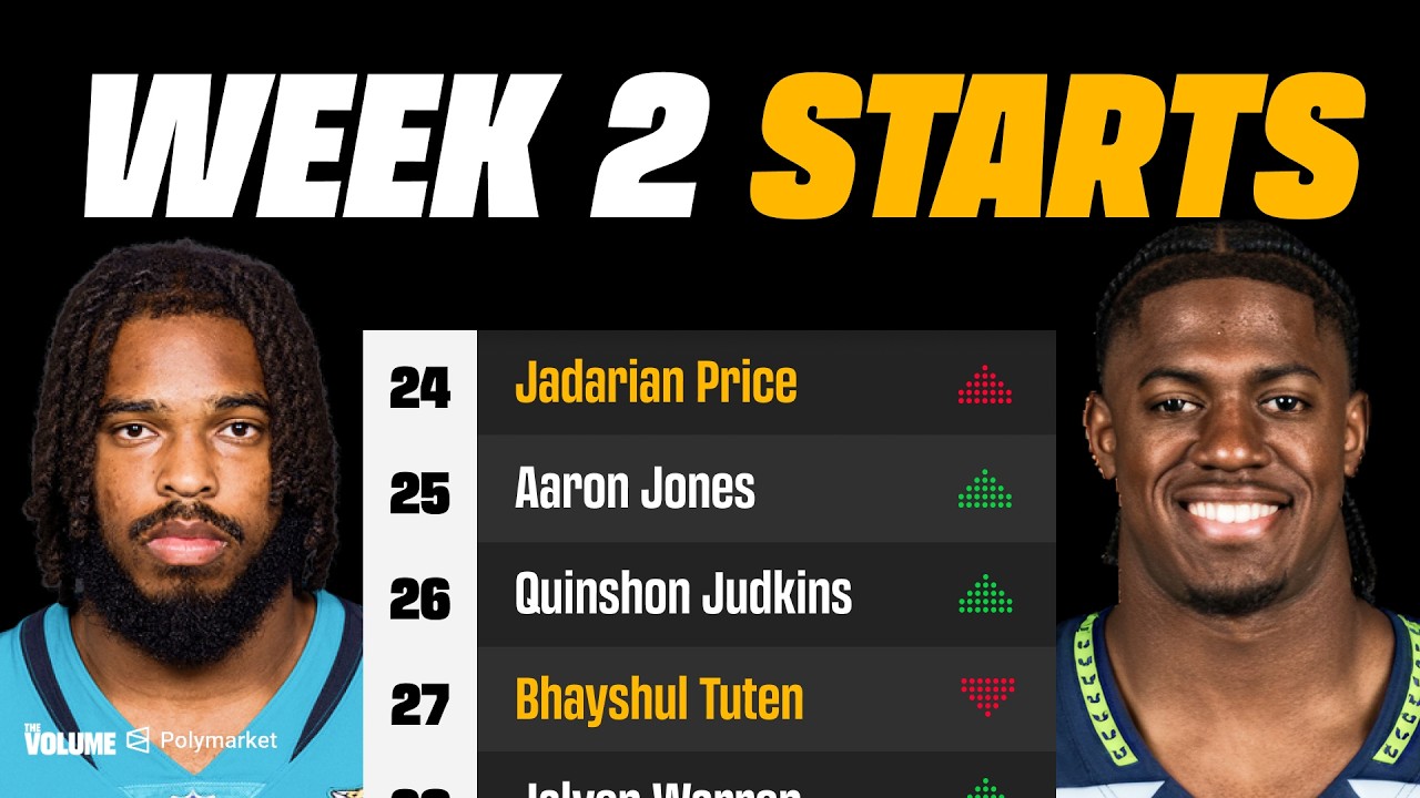 6 Fantasy Football SLEEPERS To Start Week 2: Advice For Your Lineups (2026)