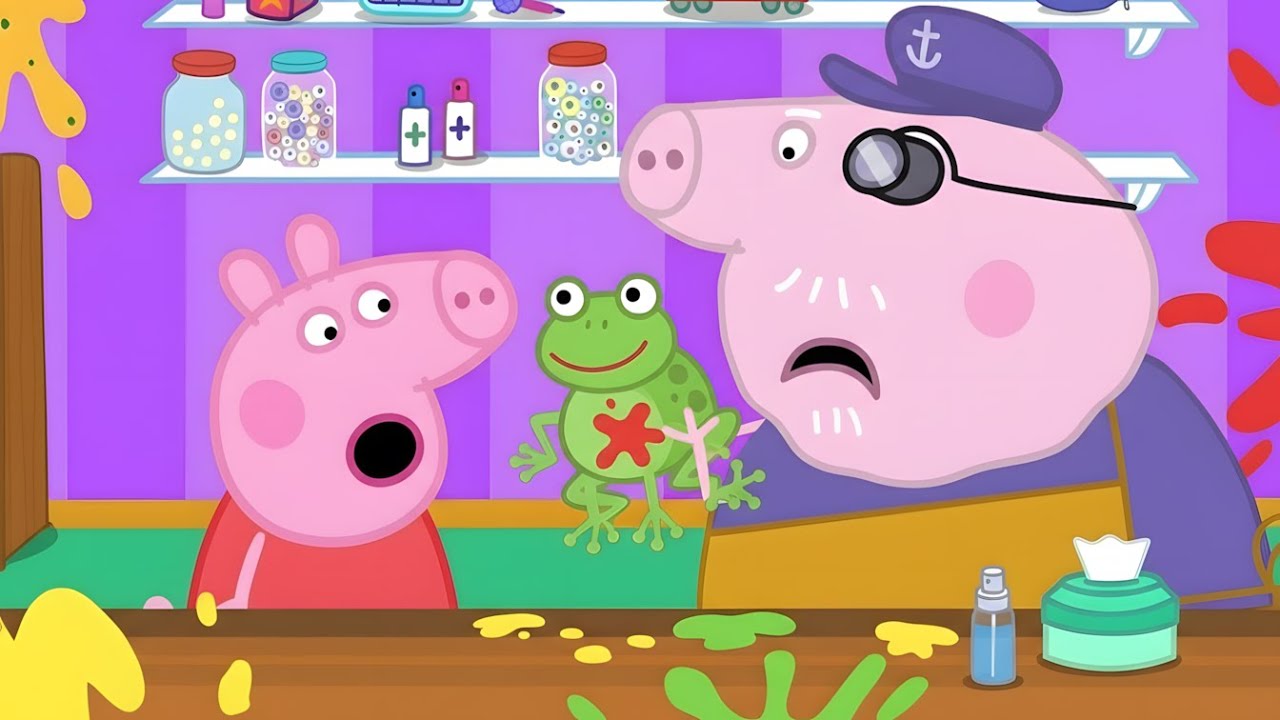 🐷💥 PEPPA PIG'S BREAKABLE TOY DISASTER! | Grandpa Pig's repair attempt was a complete failure 😱