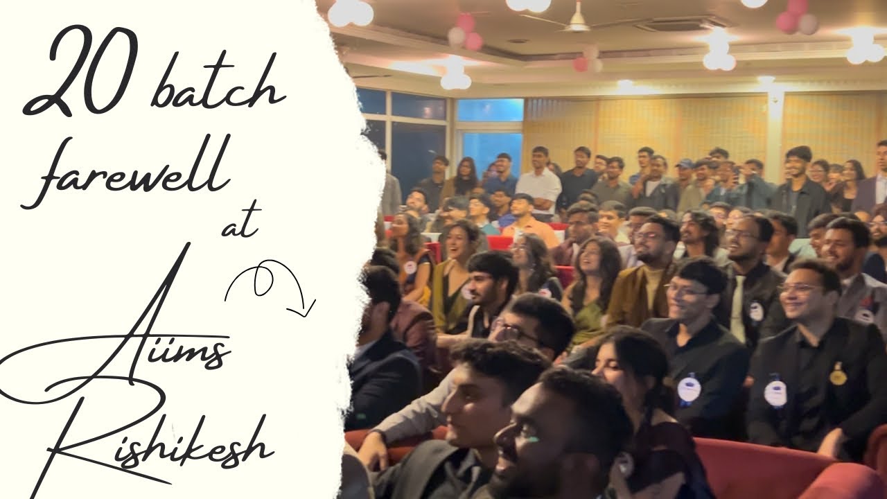 Farewell party of 20 batch🥳🎉#aiimsrishikesh #funny #mbbscollege 
