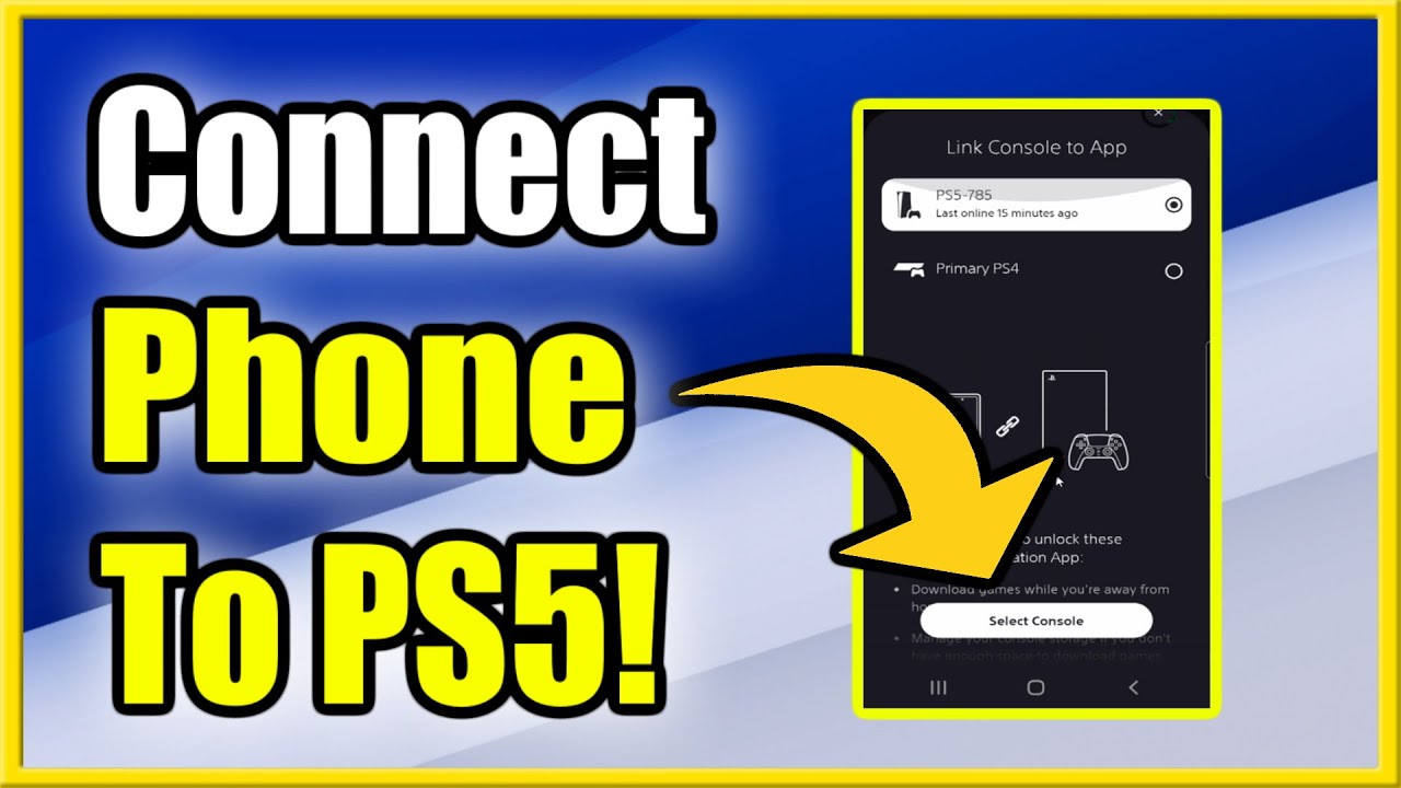 How to Connect Playstation App to PS5 & Download Games from Phone! (Link PS5 & PS4 to Phone App!)