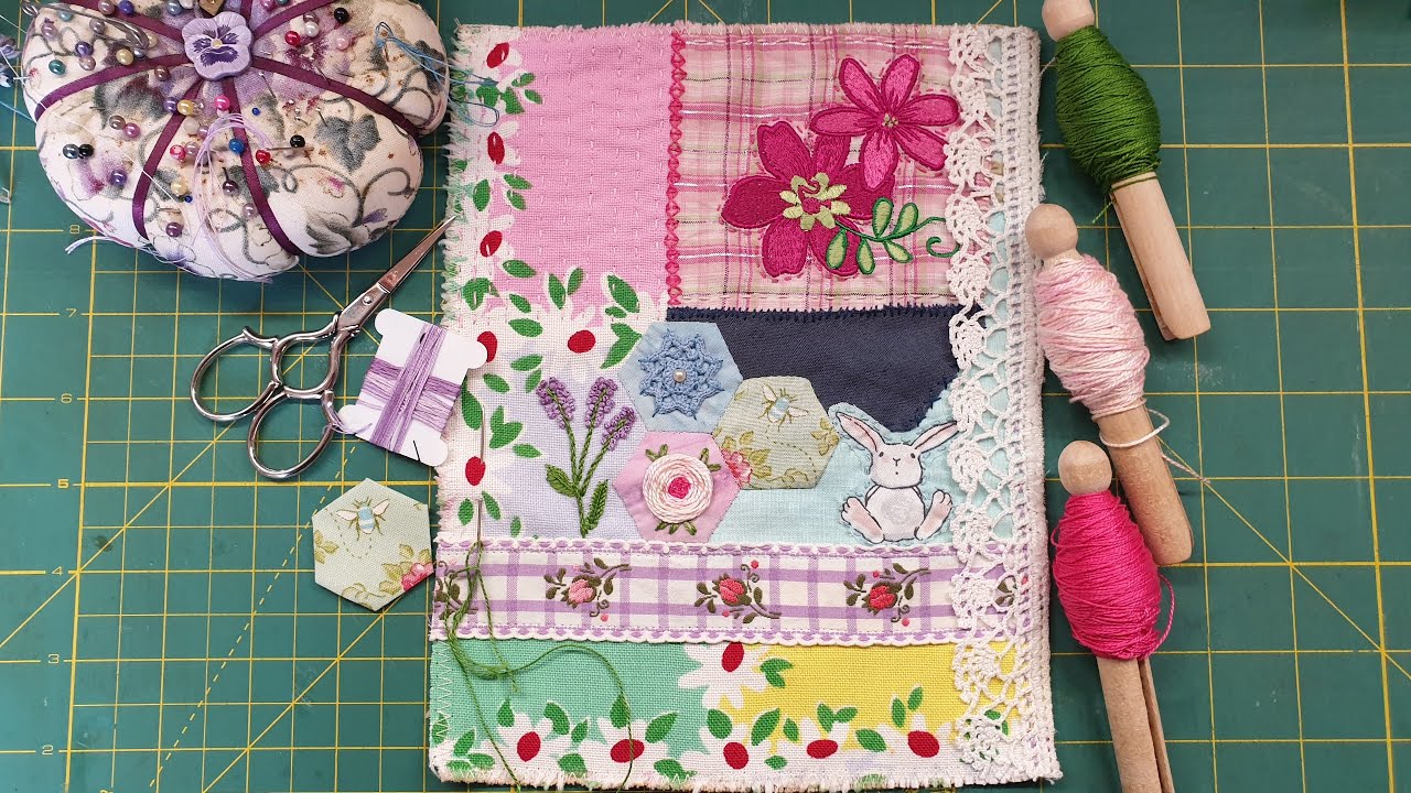#slowstitchcollab7 Working more on Sarah's Piece...