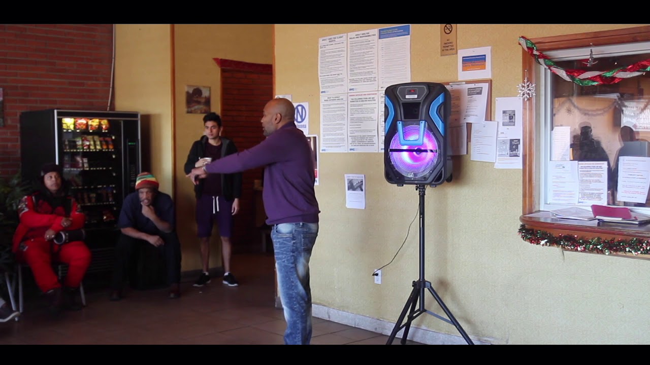 Herman Barron Speaks To The Homeless
