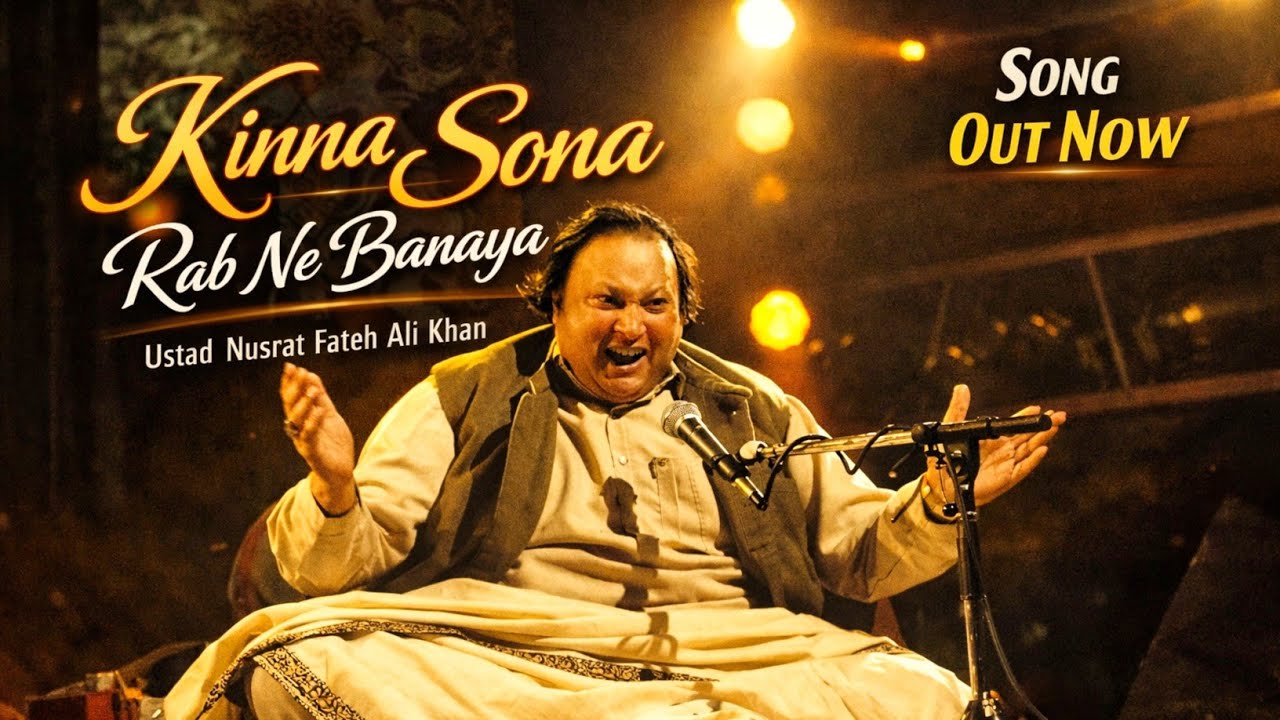 New Song । Kinna Sona । Legendary Ustad Nusrat Fateh Ali Khan । Most Beautiful Sufi Song Ever