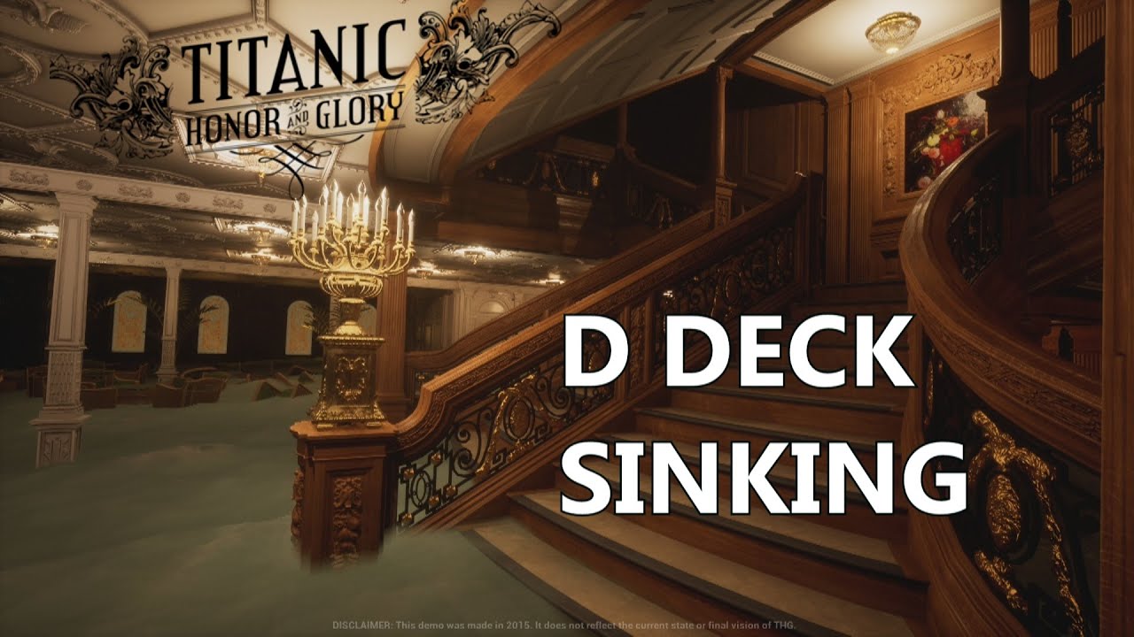Titanic D Deck Reception Room Sinking (Honor and Glory)