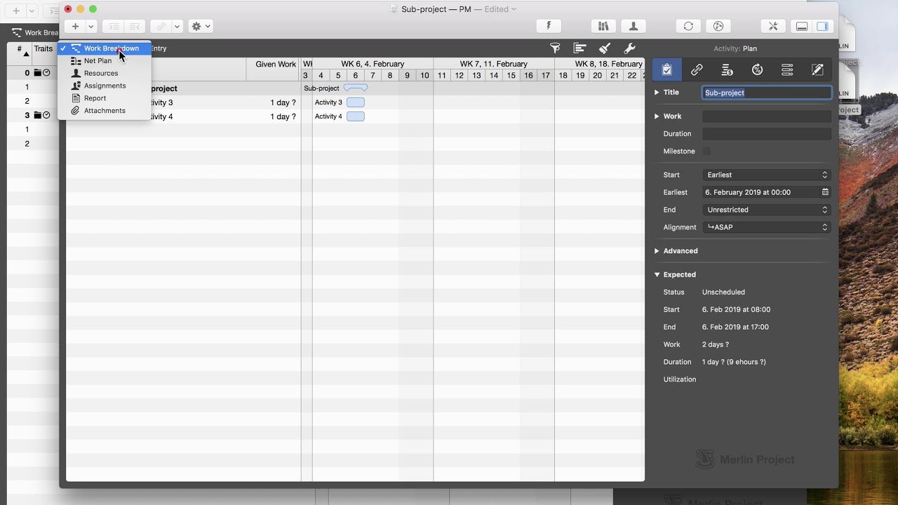 Merlin Project: Hide subprojects from some users (English)
