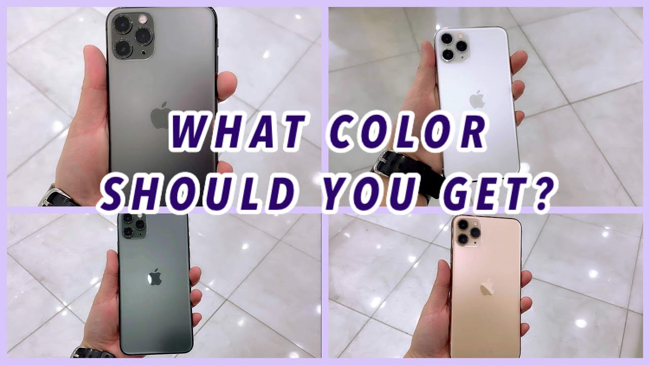 IPHONE 11 PRO MAX | Which COLOR is BEST for you? | A QUICK LOOK | Jen VLOG
