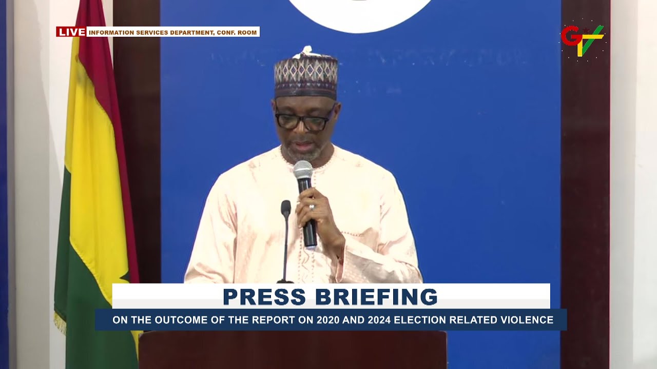 Press Briefing on the Outcome of the Report on 2020 and 2024 Election Related Violence