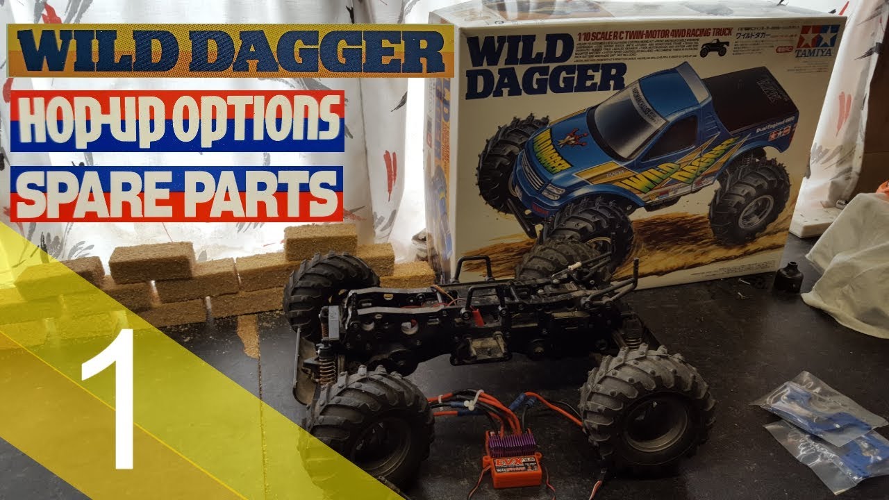 #1 Tamiya WR-01 Wild Dagger spares Parts and Hop-up Option👀