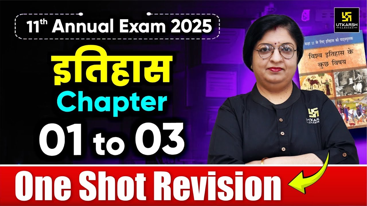RBSE Class 11 History: Chapter 1 to 3 One Shot | Class 11 Annual Exam 2025 | Dr. Sheetal Ma'am