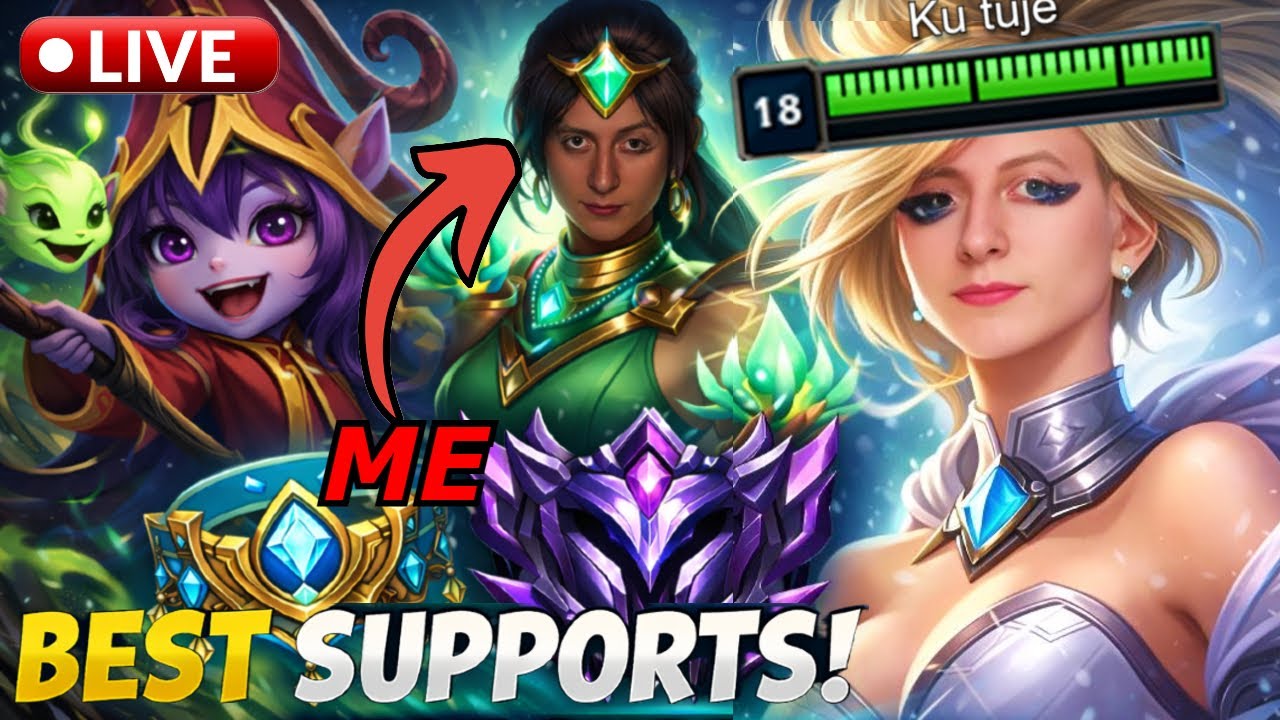 GERIAUSI SUPPORT CHAMPAI NORINT IŠLIPT IŠ LOW ELO