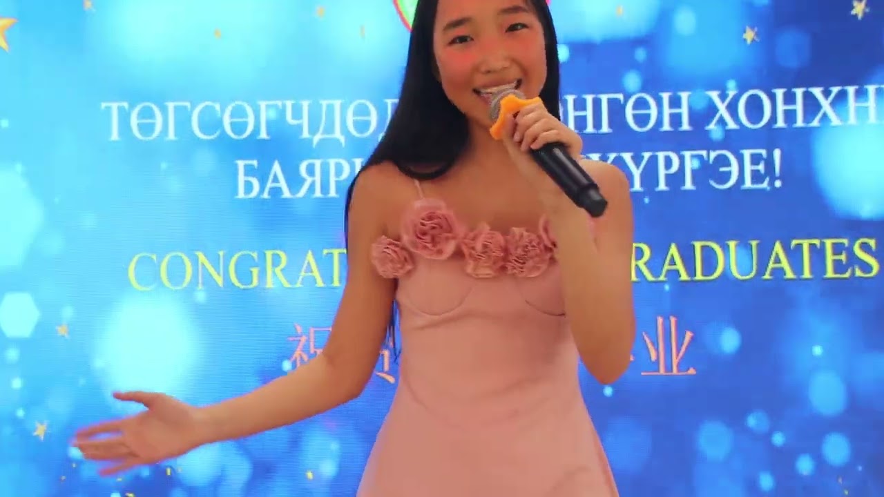 Bulgantamir Ganbat is singing 