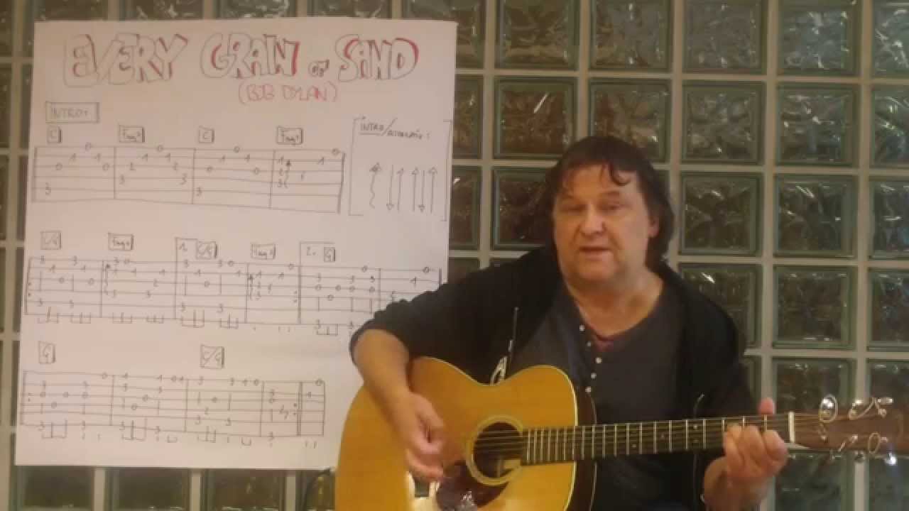 Fingerstyle Guitar Lesson #30: EVERY GRAIN OF SAND (Bob Dylan)