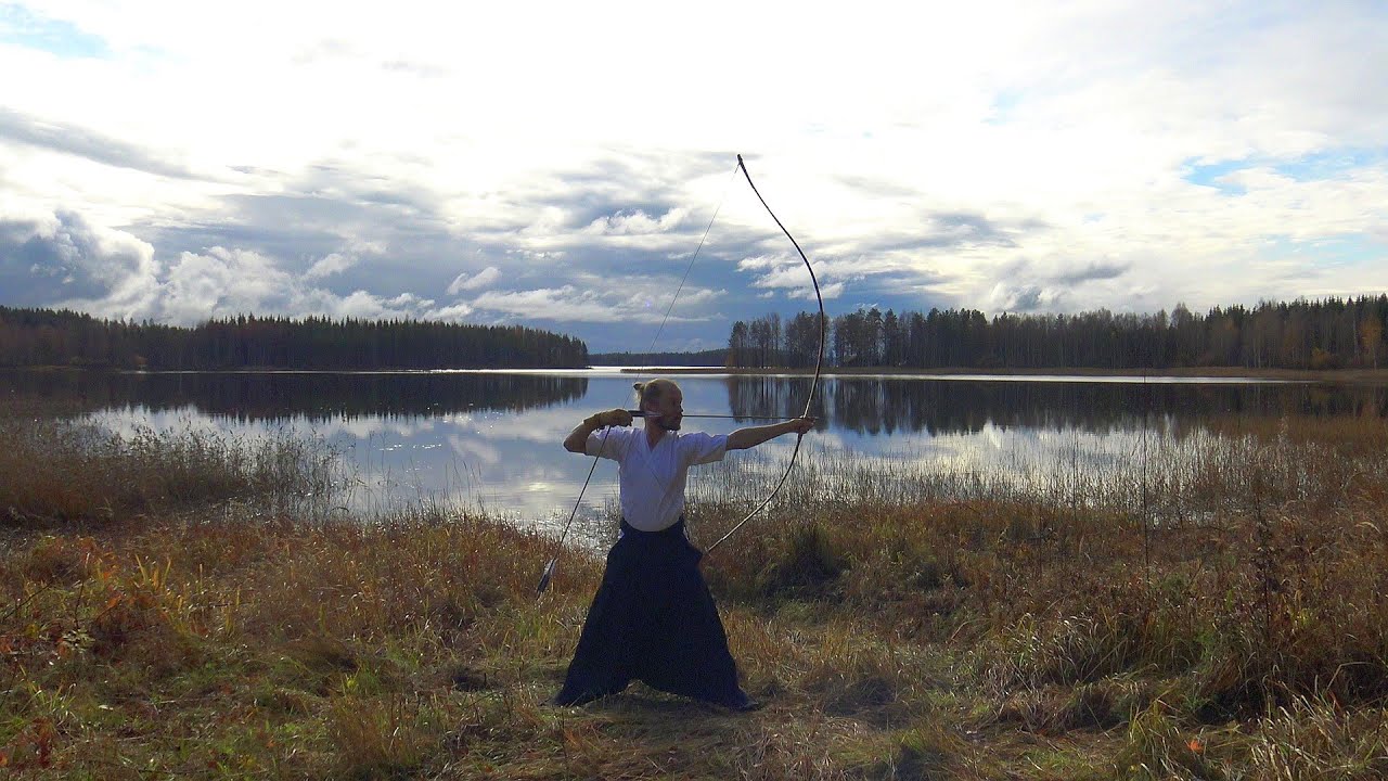 Japanese archery - Kyudo by the lake, 14 months later
