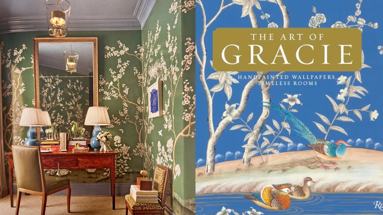 A Review: The Art of Gracie: Hand Painted Wallpaper Timeless Rooms & Martha Washington's Great Cake