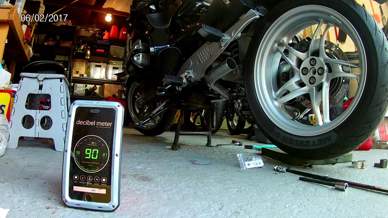 2003 BMW R1150RT Delkevic exhaust
