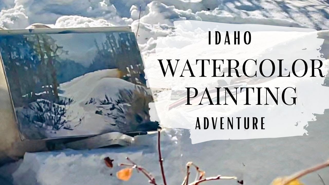 Why it’s so Hard to Paint Snow?!🤯Plein Air Watercolor
