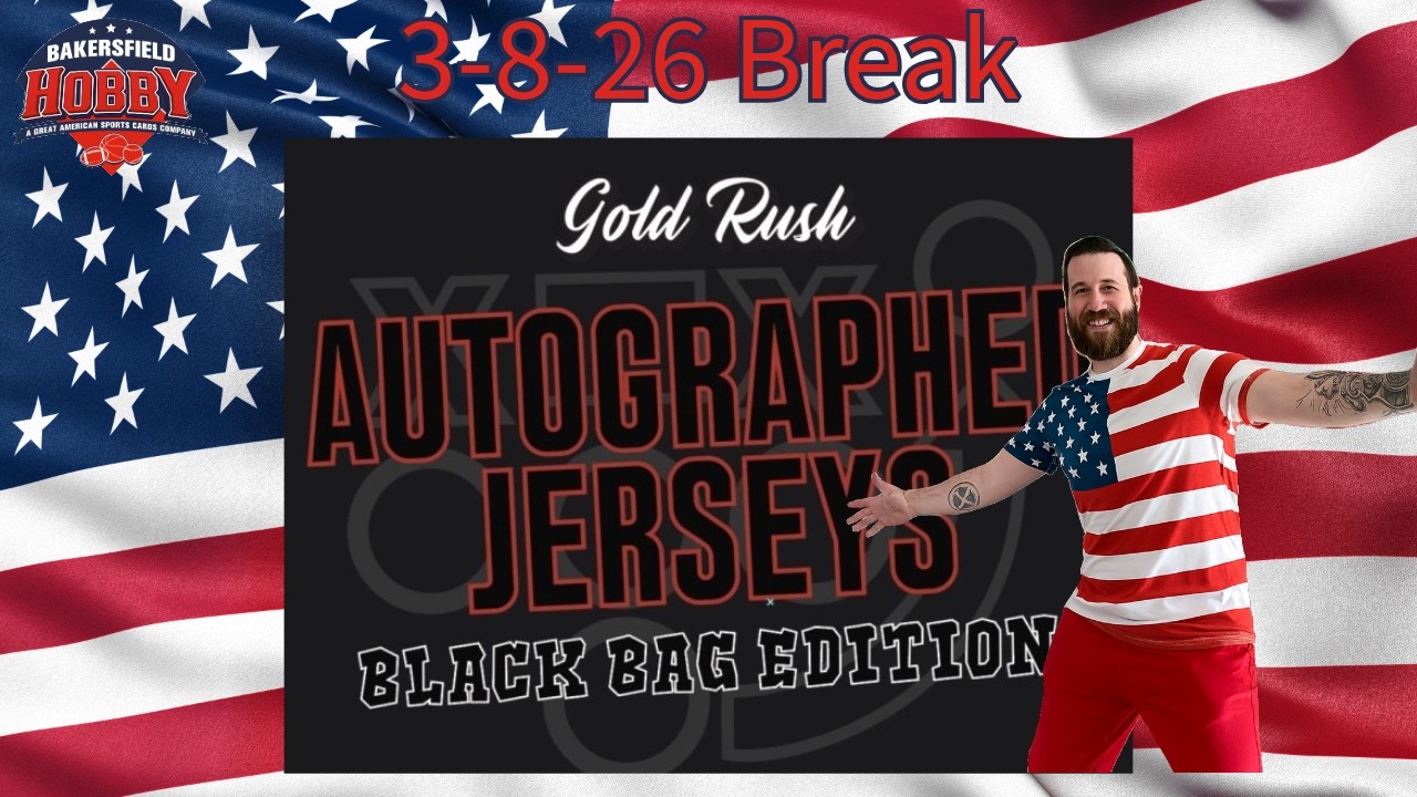 3-8-2026 2026 Gold Rush Black Bag Football Jersey Case Break #466