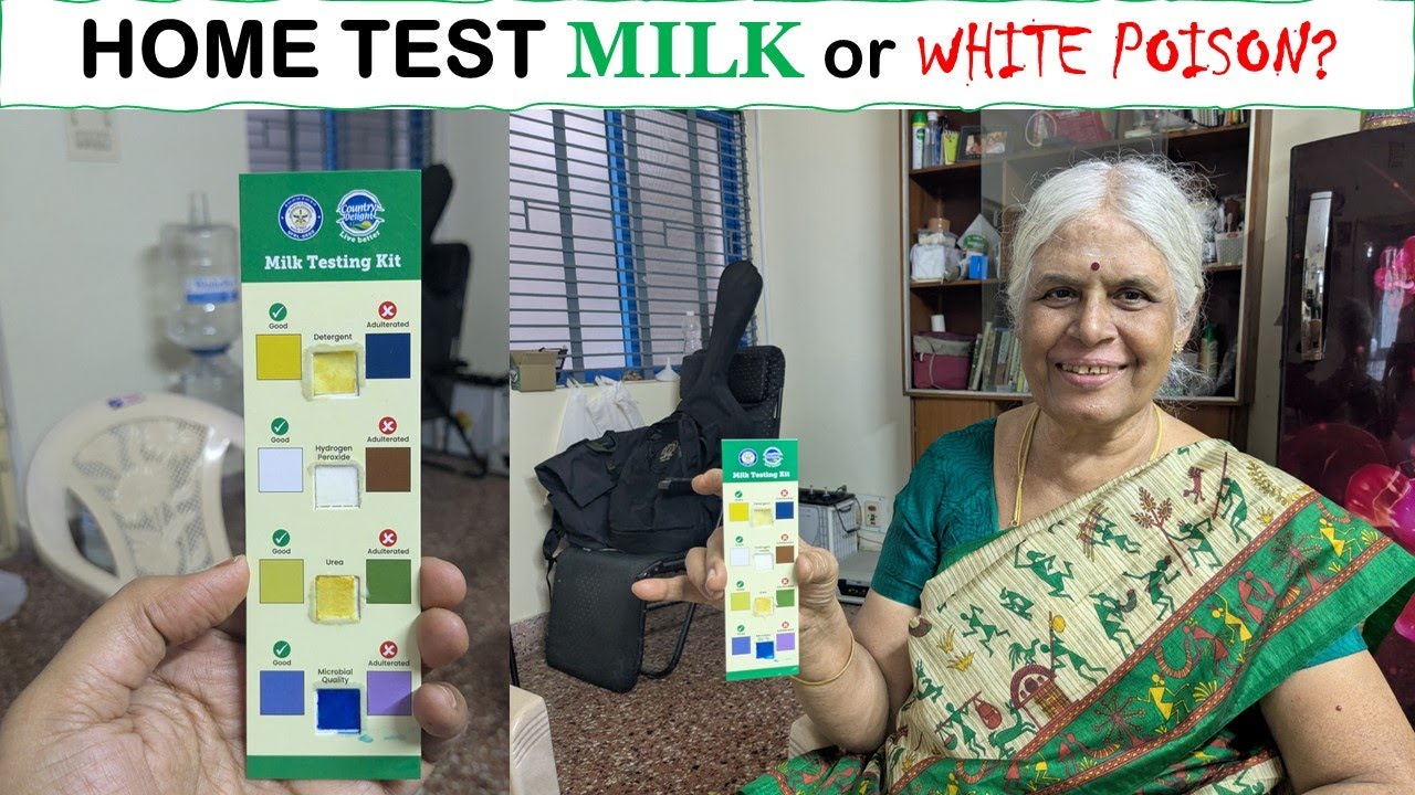 Home Test for Detergent | Milk-Q-Test Kit | Country Delight | DRDO Defence Food Research Laboratory