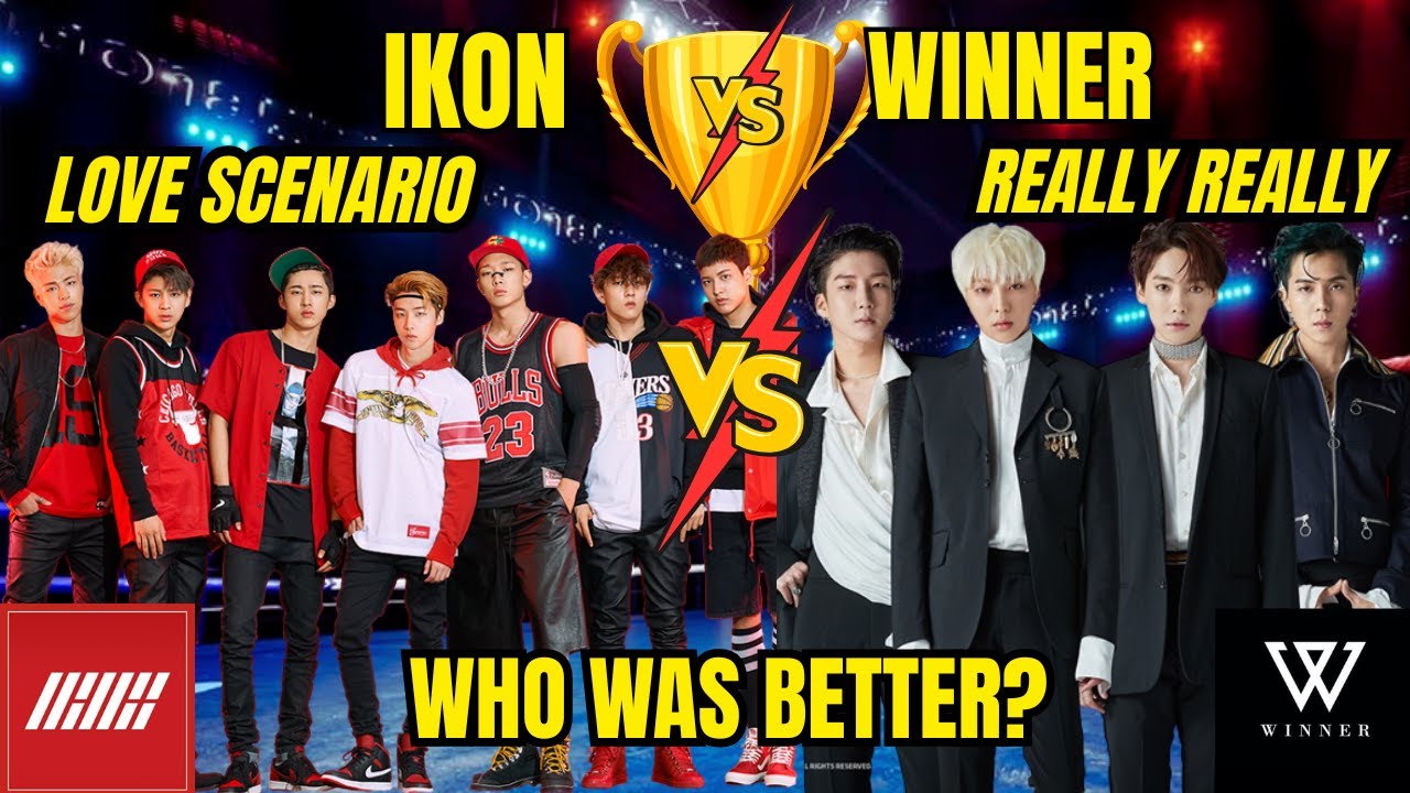 LOVE SCENARIO VS REALLY REALLY | OUR FIRST TIME LISTENING TO IKON & WINNER!!