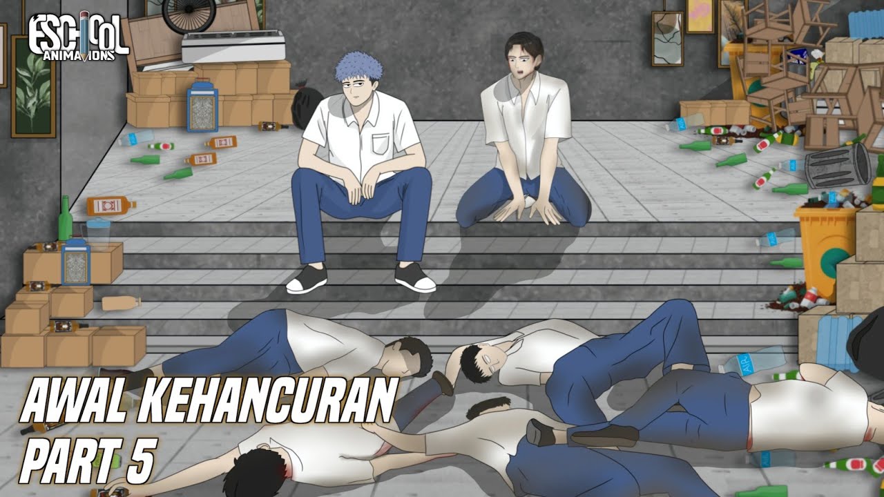AWAL KEHANCURAN PART 5 - ANIMASI SEKOLAH - DRAMA ANIMASI SEKOLAH