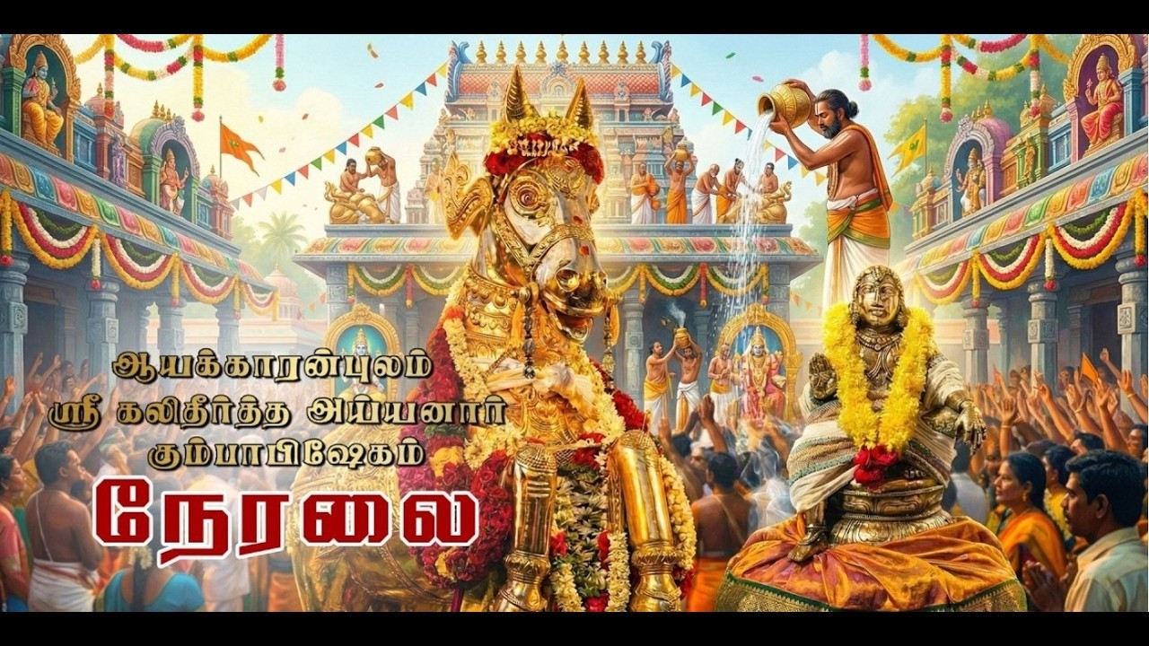 ஆயக்காரன்புலம் கலிதீர்த்த அய்யனார் ஆலயம் கும்பாபிஷகம் நேரலை | kalaitv