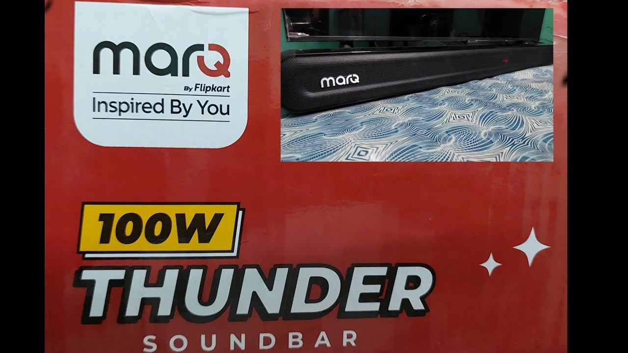 marQ Flipkart 100W THUNDER soundbar