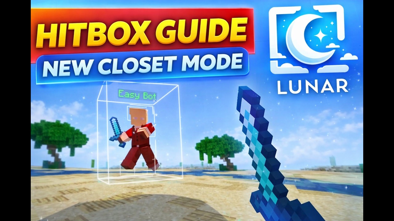 Hitbox Guide - NEW CLOSET MODE | Lunar Proxy MCPE