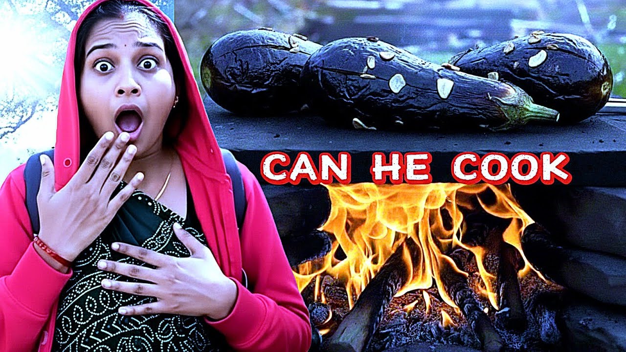 Eggplant Roasted In Forest Indian Best Recipe | टेस्टी खाना औंर एडवेंचर से भरा जंगल | Jungle Cook  