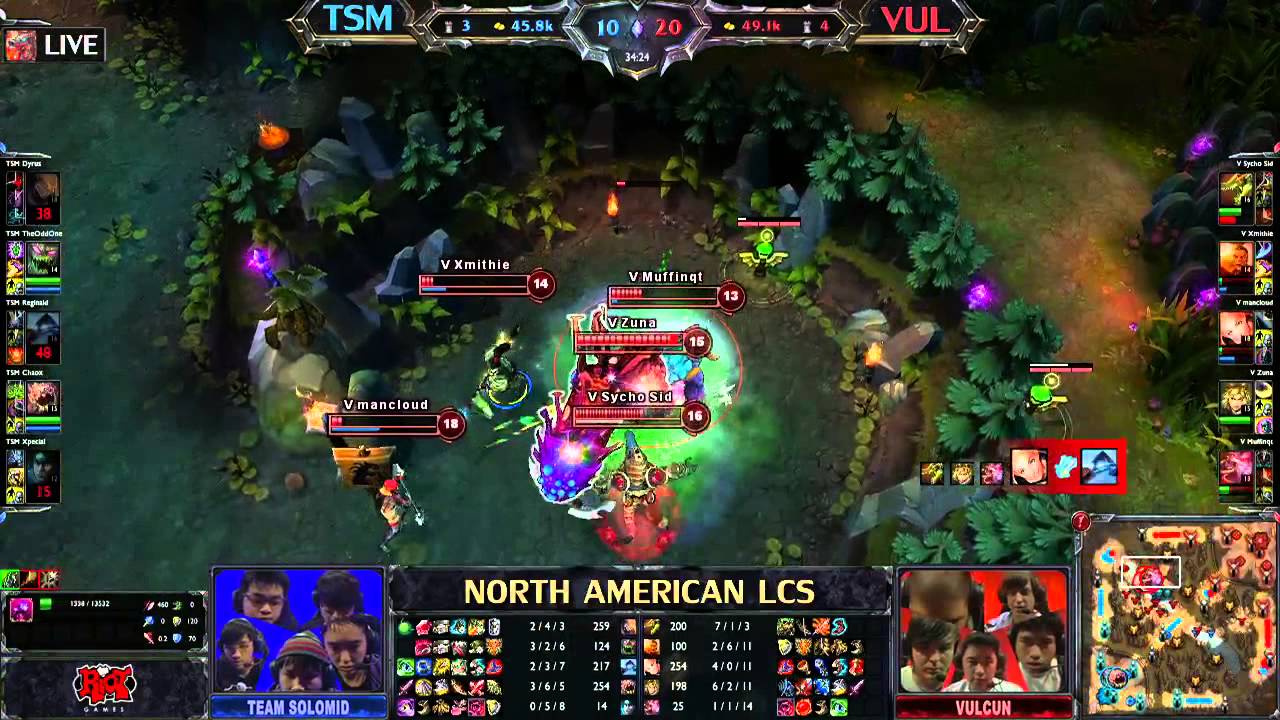 TSM vs VUL - LCS 2013 NA Spring W4D2 (English)