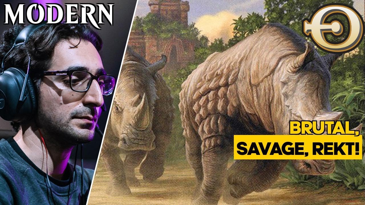 Brutal, Savage, REKT! | Temur Rhinos | Modern Challenge | MTGO
