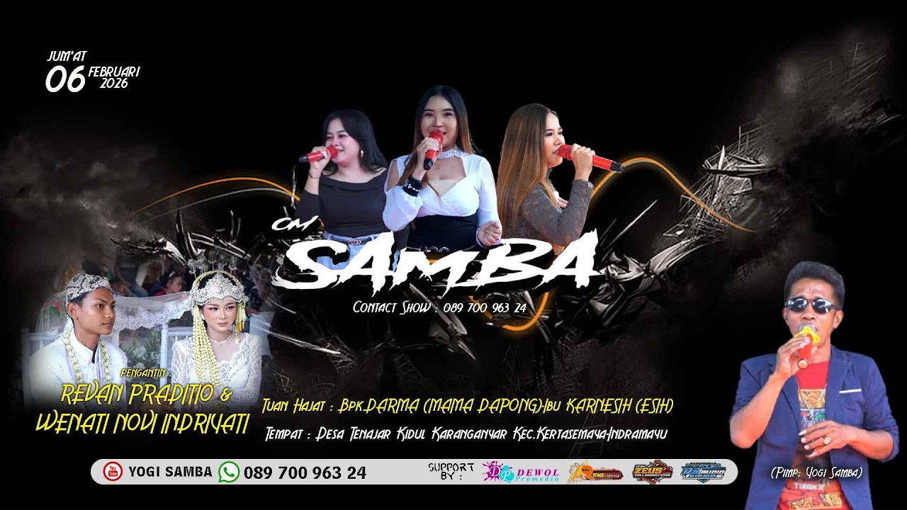 Live🤞OM SAMBA🤞Bpk.DARMA-Ibu KARNESIH🤞Tenajar Kidul Karanganyar-Kertasemaya-Im 06/02/2026) Malam