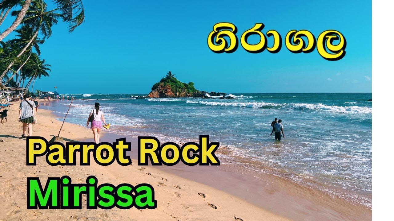 Parrot Rock Mirissa | ගිරා දූපත මිරිස්ස | Parrot island Mirissa Sri lanka | Mirissa Sri Lanka