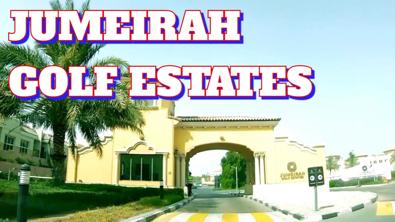 Driving around Jumeirah Golf Estates | Dubai UAE 🇦🇪