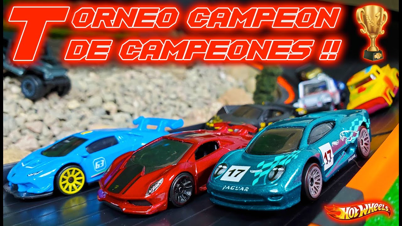 Carreras de Hot Wheels - Súper Torneo Campeón de Campeones.!!
