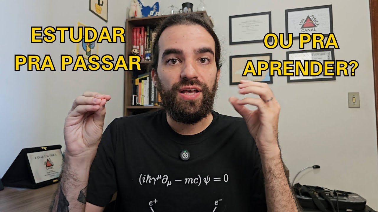 Estudar para aprender é bom e estudar para passar é ruim?