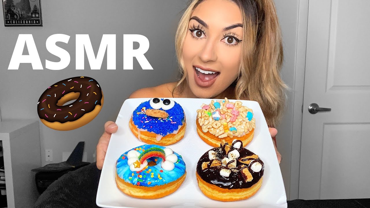 ASMR Español | COMIENDO DONAS (EATING SOUNDS RELAJANTES)